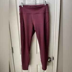Burgundy, Lululemon Leggings